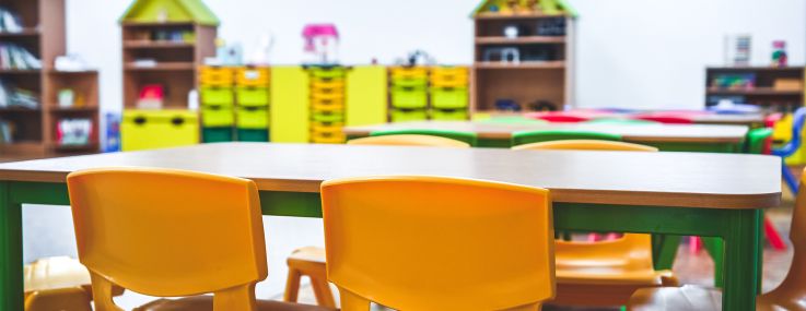 An empty daycare facility.